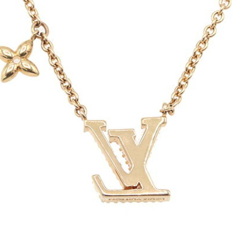 LOUIS VUITTON Gold Necklace - Picture 2 of 6